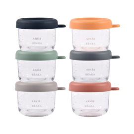 *Glazen bewaarpotjes 250 ml (6x) - Béaba*