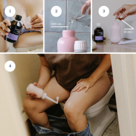 *Intieme douche spoelflesje - ShinnCare & doomoo*