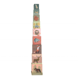 *Blokkentoren bosdieren - Egmont Toys*