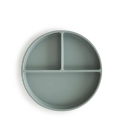 *Siliconen vakjesbord - Cambridge blue - Mushie*