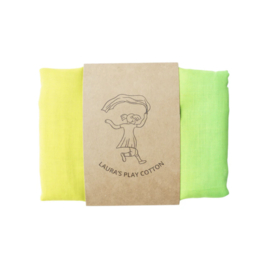 *120 x 120 cm - Speeldoek regenboog - Laura's play cotton*