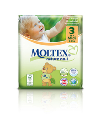 *4/9 kg - Ecologische wegwerpluiers  (33x)- Moltex*