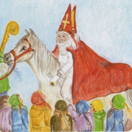 *Poster Sinterklaas - Eentje van Margo*