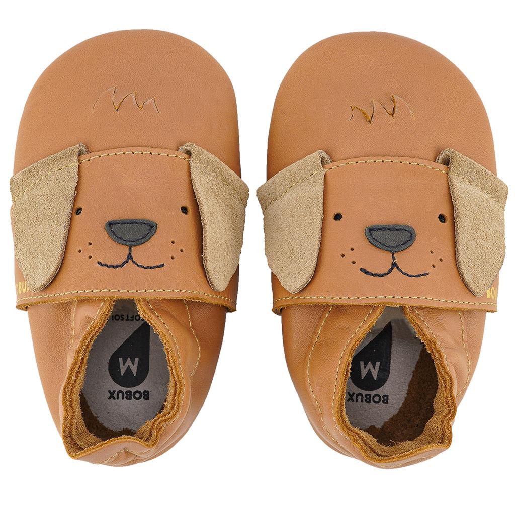 *Leren slofjes Little pup - Bobux*