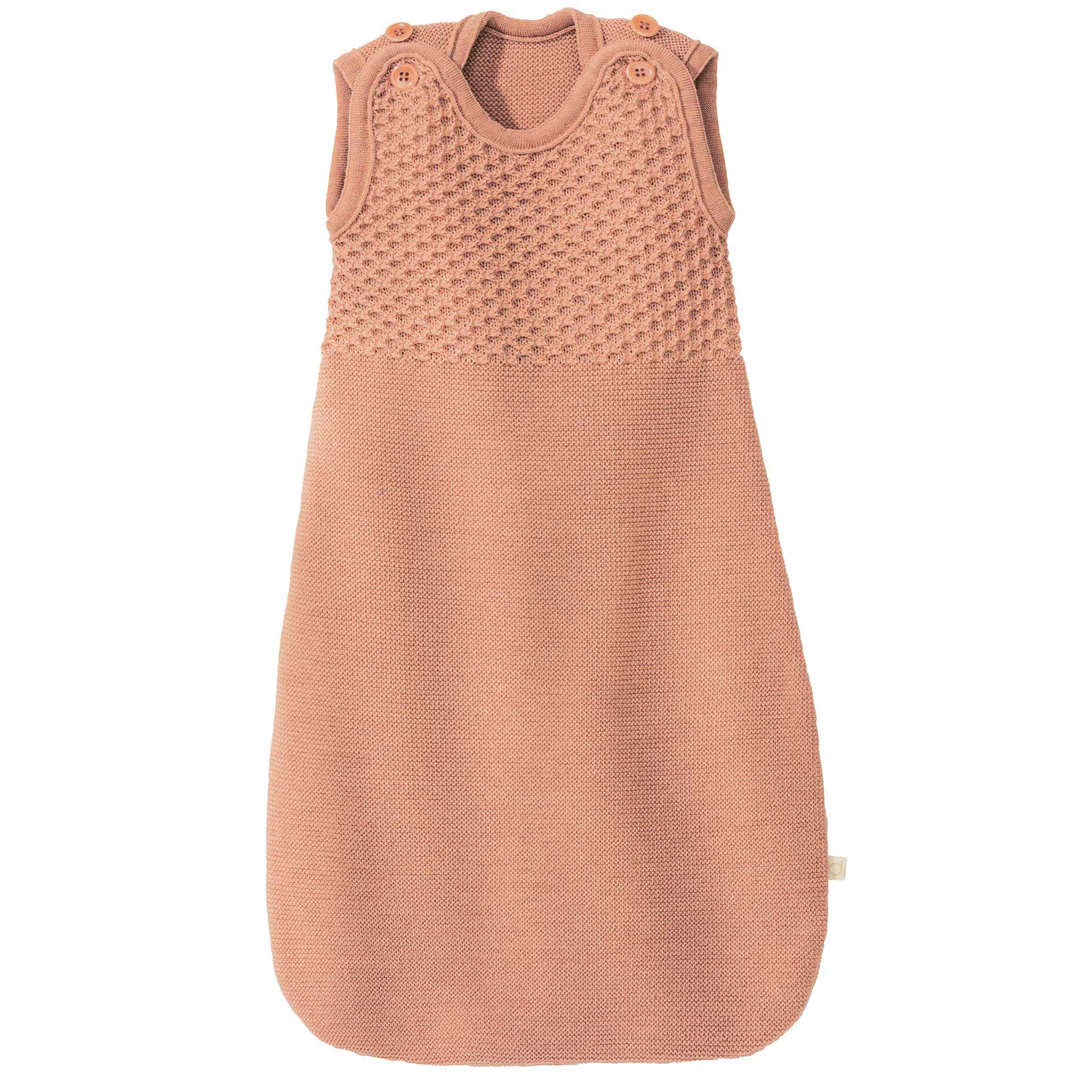 *65 cm - Wollen slaapzak rosé - Disana*