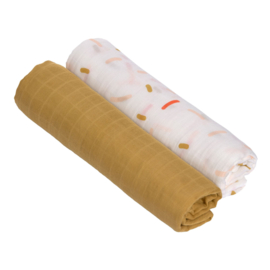*Swaddles met bamboe spicy orange - Lässig*
