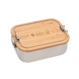 Lunchbox rvs/bamboe - Lässig
