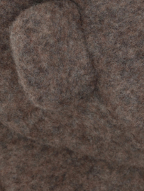 *Jacket wolfleece brown melange - HUTTELiHUT*