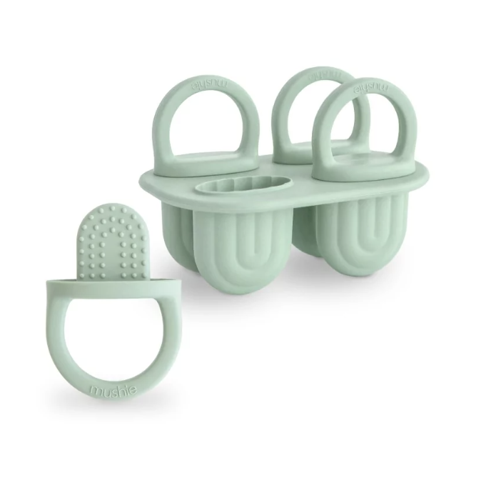 *Ice pop tray - Cambridge blue - Mushie*