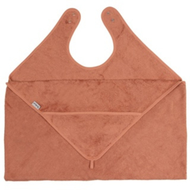 Knuffelhanddoek bamboe sunrise orange - Timboo