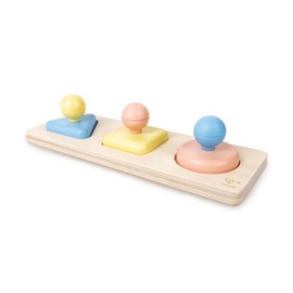 *Spiegel vormenpuzzel montessori - Hape*