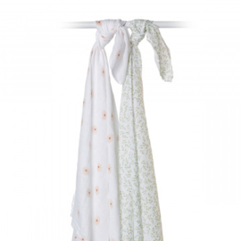 Set swaddles Bloemen - Lulujo