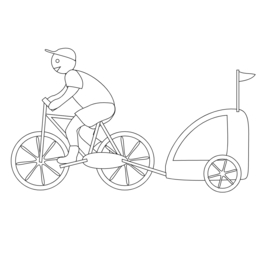 Tring tring Florian - bijdrage voor een fietskar