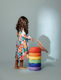*Super confetti rainbow set 6+1 - Stapelstein*