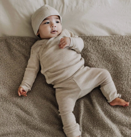 *Overslagtruitje merinowol beige - Kico label*