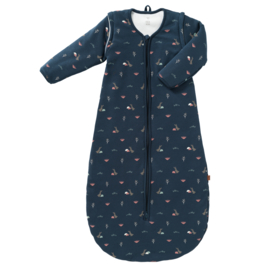 Slaapzak afritsbare mouwen rabbits indigo - Fresk