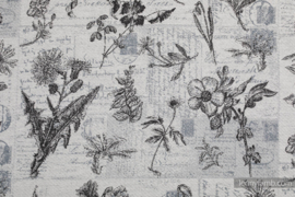 *maat 6 - Wrap  jaquard Herbarium Garden - LennyLamb*