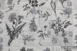 *maat 7 - Wrap  jaquard Herbarium Garden - LennyLamb*