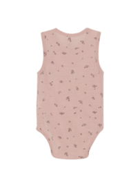 *Wol/zijde body mouwloos roze - Fixoni*