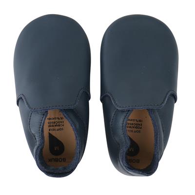 *Leren slofjes Simple shoe navy - Bobux*