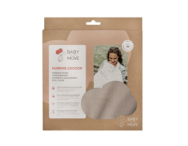 *Borstvoedingscover natural - Baby on the move*