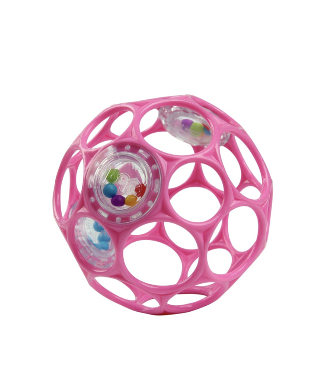 *Oball easy grasp toy - roze*