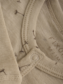 *Wol/zijde jumpsuit naturel - Fixoni*
