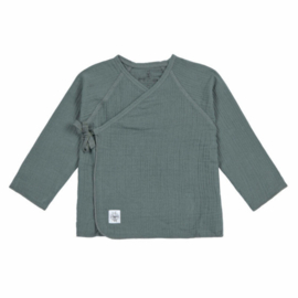 *Kimono muslin petrol green - Lässig*