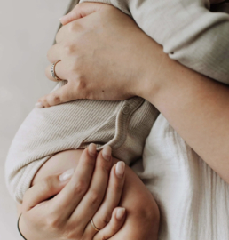 *Overslagbody merinowol beige - Kico label*