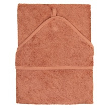 *XL-Badcape bamboe sunrise orange - Timboo*