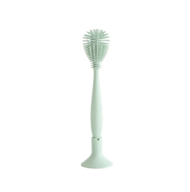 *Flessenborstel silicone cambridge blue - Mushie*