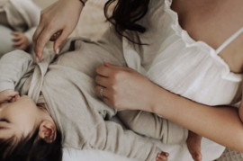 *Overslagtruitje merinowol beige - Kico label*