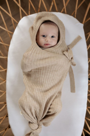 Merinowollen snuggle cocoon beige - Moalie