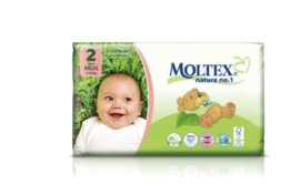 *3/6 kg - Ecologische wegwerpluiers  (38x)- Moltex*