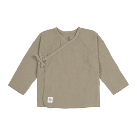 *Kimono muslin olive - Lässig*