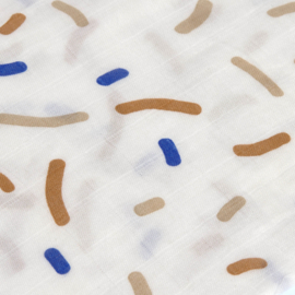 *Swaddles met bamboe royal blue - Lässig*