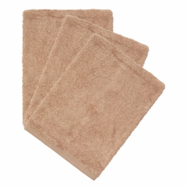 *Washandjes 3x bamboe savannah sand - Timboo*