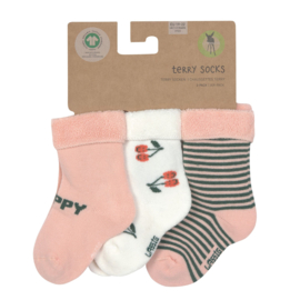*Terry sokken Cherry peach - Lässig*
