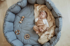*Play & Go Bloom organic cotton - dusty blue*