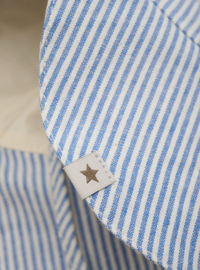 *Zonnehoedje Stripes blauw - Huttelihut*