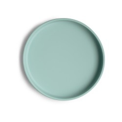 Siliconen bord Cambridge blue - Mushie (winkel)