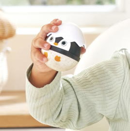 *Tuimelaar pinguïn + eitjes - Hape*