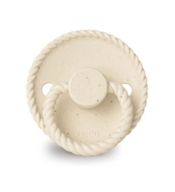 *0/6 mnd - Fopspeen Rope vanilla cream - Frigg*