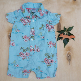 Playsuit bloemen en bootjes - Carter's