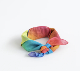 *50 x 50 cm - Speeldoek regenboog - Laura's play cotton*