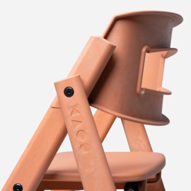 *Kinderstoel 100% gerecycleerd plastic terracotta - KAOS Klapp*