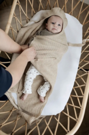 Merinowollen snuggle cocoon beige - Moalie