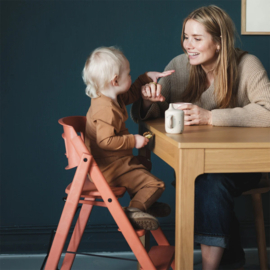 *Kinderstoel 100% gerecycleerd plastic terracotta - KAOS Klapp*