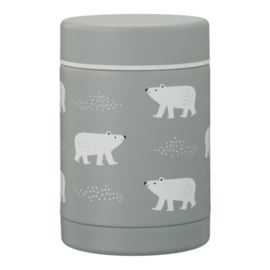 *Thermos food jar ijsberen(300 ml) - Fresk*