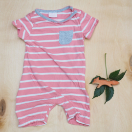 Summersuit roze gestreept - Sweet baby